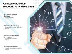 Company Network Hierarchy Product Planning Investment Requirement Resources Strategy Goals Management