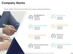 Company norms c1475 ppt powerpoint presentation infographics display