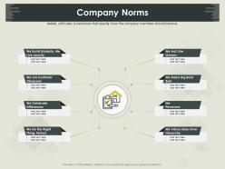 Company norms we celebrate ppt powerpoint presentation file layouts