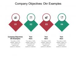 Company objectives okr examples ppt powerpoint presentation layouts example cpb