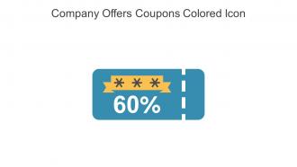 Company Offers Coupons Colored Icon In Powerpoint Pptx Png And Editable Eps Format