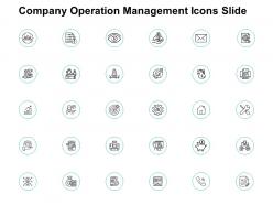 Company operation management icons slide growth c1182 ppt powerpoint presentation