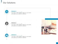 Company outline introduction our solutions ppt powerpoint presentation inspiration