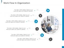 Company outline introduction work flow in organization ppt powerpoint background images