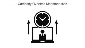 Company Overtime Monotone Icon In Powerpoint Pptx Png And Editable Eps Format