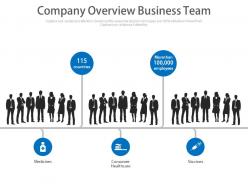 Company overview business team ppt slides