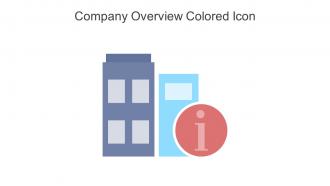 Company Overview Colored Icon In Powerpoint Pptx Png And Editable Eps Format