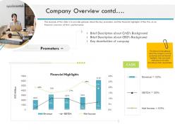 Company overview contd firm guidebook ppt ideas