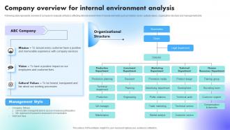 Company Overview For Internal Environment Analysis Understanding Factors Affecting