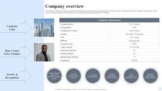 Company Overview Software Consultancy Services Company Profile Ppt Guidelines