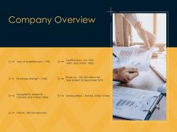 Company overview strength ppt powerpoint presentation pictures vector