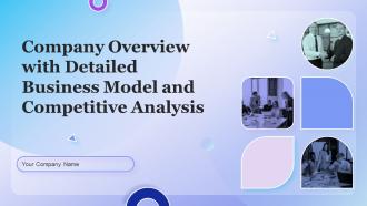 Company Overview With Detailed Business Model And Competitive Analysis Powerpoint Presentation Slides