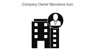 Company Owner Monotone Icon In Powerpoint Pptx Png And Editable Eps Format