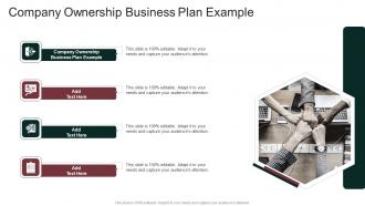 Company Ownership Business Plan Example In Powerpoint And Google Slides Cpb