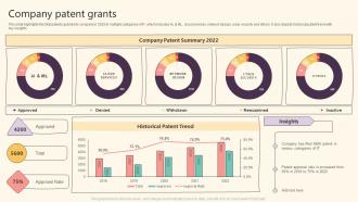 Company Patent Grants It Solutions Company Profile Ppt Slides Example