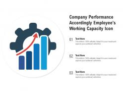 Company performance accordingly employees working capacity icon