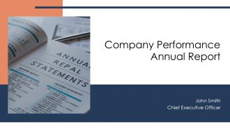Company Performance Annual Report PPT Example AT