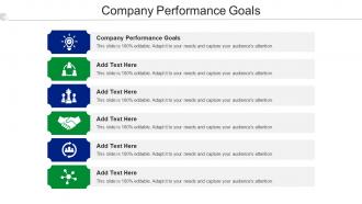 Company Performance Goals Ppt Powerpoint Presentation Infographics Templates Cpb
