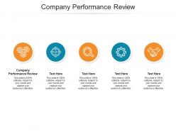 Company performance review ppt powerpoint presentation gallery gridlines cpb
