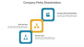 Company Perks Shareholders Ppt Powerpoint Presentation Portfolio Display Cpb