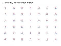 Company Playbook Icons Slide Ppt Powerpoint Presentation Professional Infographics