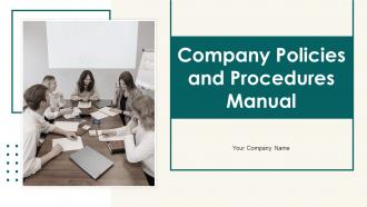 Company Policies And Procedures Manual DK MD
