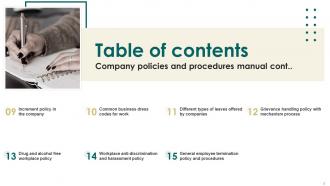 Company Policies And Procedures Manual DK MD