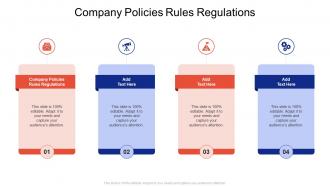 Company Policies Rules Regulations In Powerpoint And Google Slides Cpb