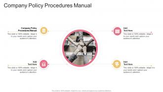 Company Policy Procedures Manual In Powerpoint And Google Slides Cpb