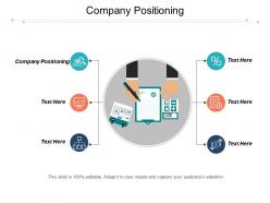 Company positioning ppt powerpoint presentation ideas infographic template cpb