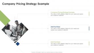 Company Pricing Strategy Example In Powerpoint And Google Slides Cpb