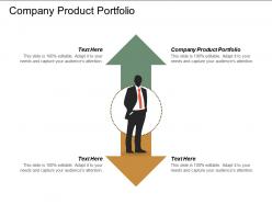 Company product portfolio ppt powerpoint presentation professional maker cpb
