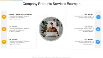 Company Products Services Example In Powerpoint And Google Slides Cpb