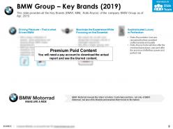 Company profile bmw group company profile with overview financials and statistics from 2014-2018