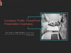 Company profile powerpoint presentation examples