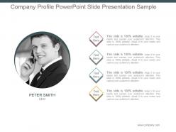 Company profile powerpoint slide presentation sample