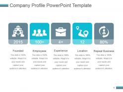 Company profile powerpoint template