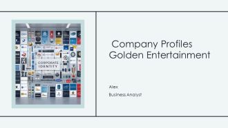 Company Profiles Golden Entertainment PPT Designs ACP