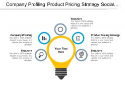 Company profiling product pricing strategy social media quality assurance cpb