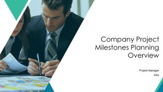Company Project Milestones Planning Overview PPT Summary AT