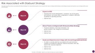Company Reorganization Process Risk Associated With Starburst Strategy