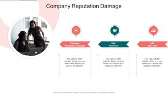 Company Reputation Damage In Powerpoint And Google Slides Cpb