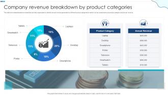 Company Revenue Breakdown By Product Categories
