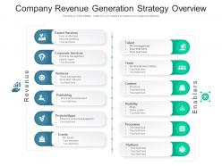 Company Revenue Generation Strategy Overview