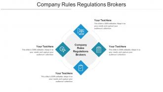 Company rules regulations brokers ppt powerpoint presentation ideas infographics cpb