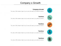 Company s growth ppt powerpoint presentation outline elements cpb
