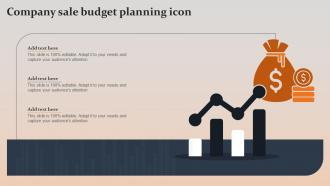 Company Sale Budget Planning Icon