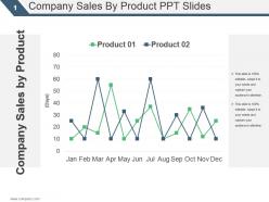 Company Sales By Product Ppt Slide