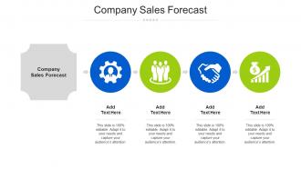 Company Sales Forecast Ppt Powerpoint Presentation Summary Good Cpb
