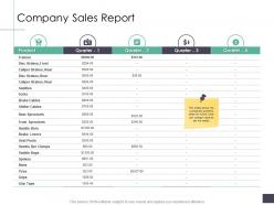 Company Sales Report Business Analysi Overview Ppt Icons